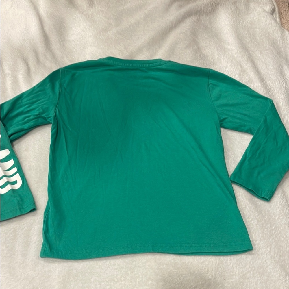 Green Timberland Kids Long Sleeve Tees Shirt - Picture 5 of 5